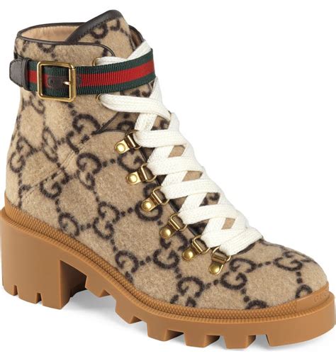 gucci monogram boots original price|gucci combat boots sale.